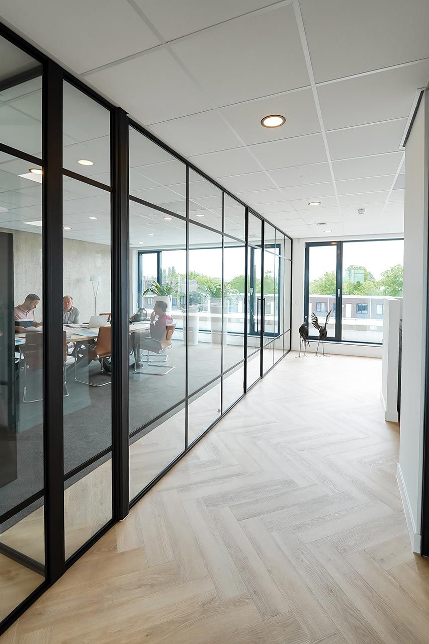 aluminium glazen wanden 