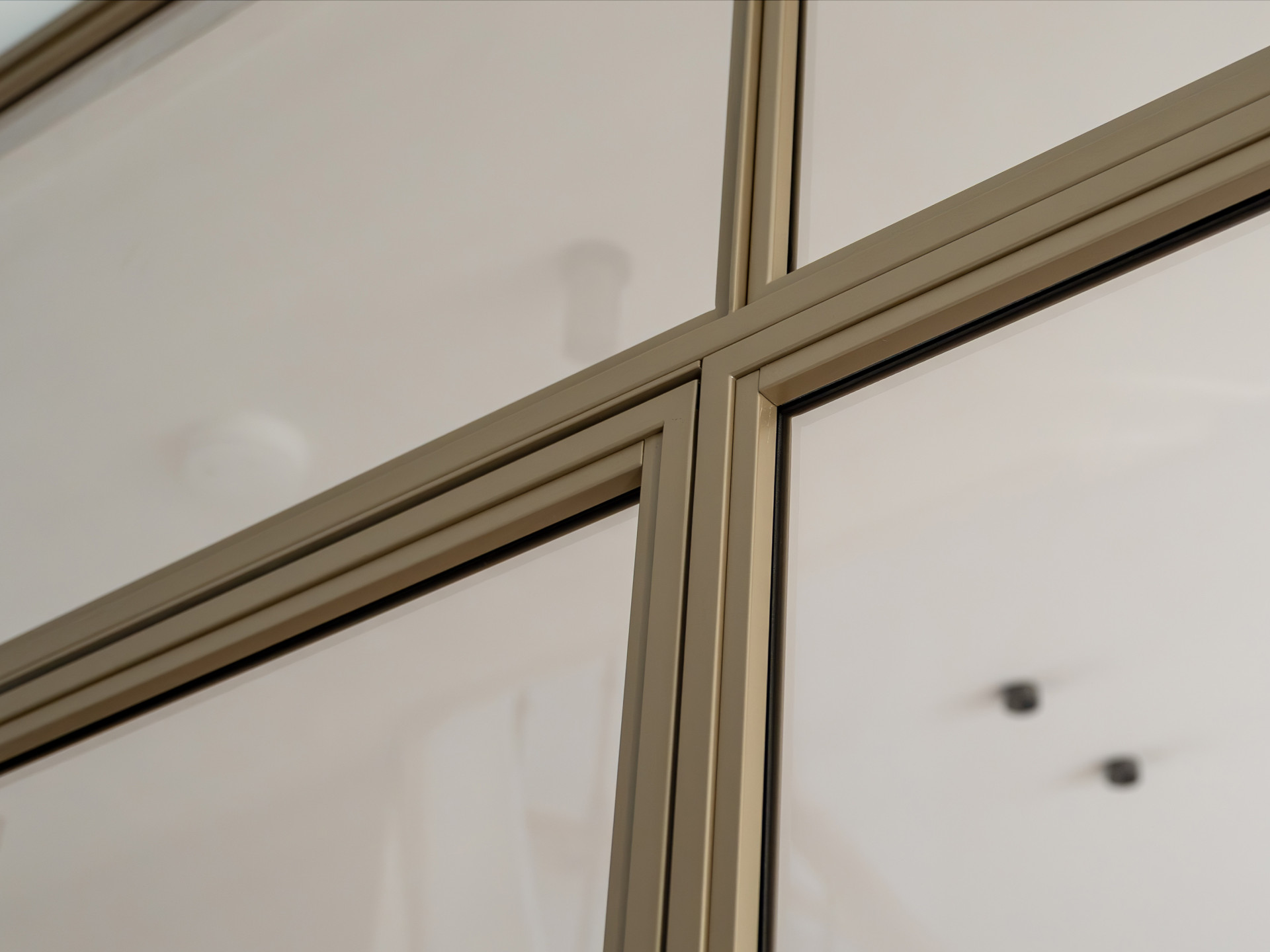 Stalen profiel detailshot
